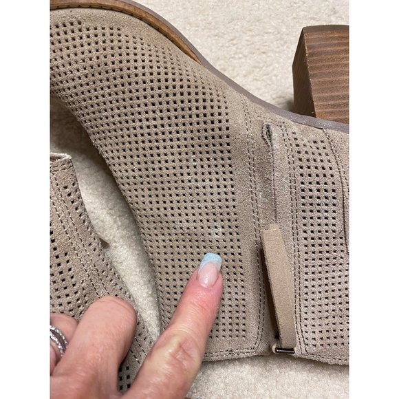 TOMS Majorca Perforated Booties Size 8 - Picture 4 of 8